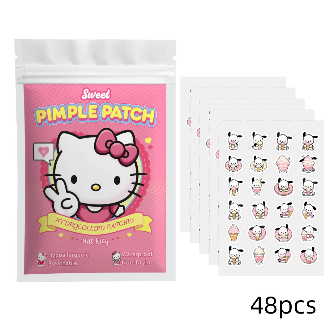 48/120PCS hello kitty Acne pat - đánh giá và giá Skincare The Originote