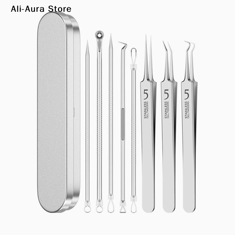 7/8Pcs Blackhead Remover Kit P - đánh giá và giá Skincare The Originote