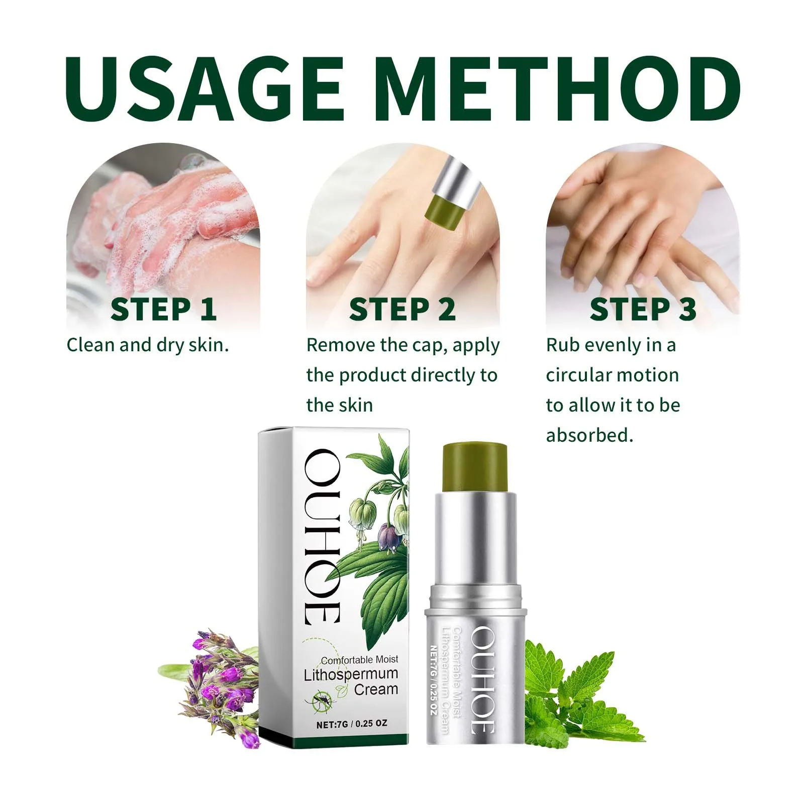 OUHOE Purple Grass Herbal Mosq - đánh giá và giá Skincare Herbal