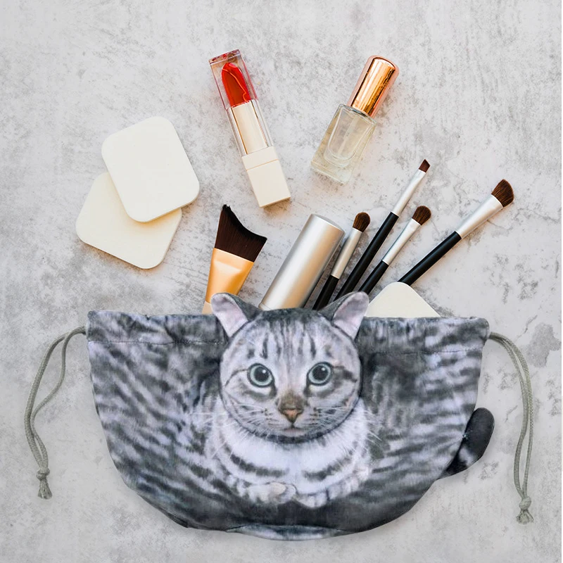 Cat-Shaped Cosmetic Storage Ba - đánh giá và giá Skincare Animate
