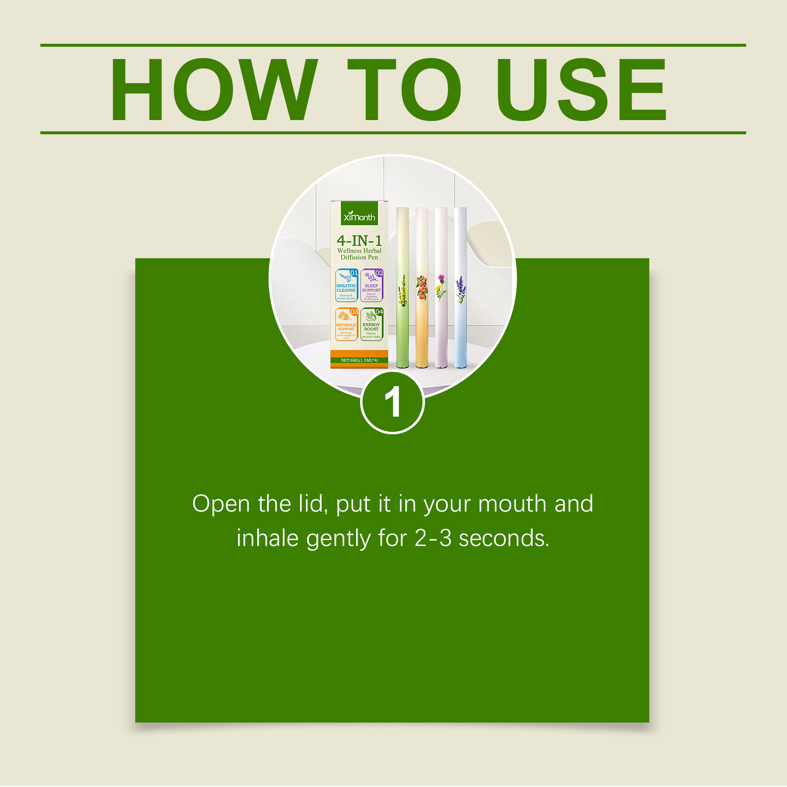 4 In 1 Air Freshening Pen Herb - đánh giá và giá Skincare Herbal