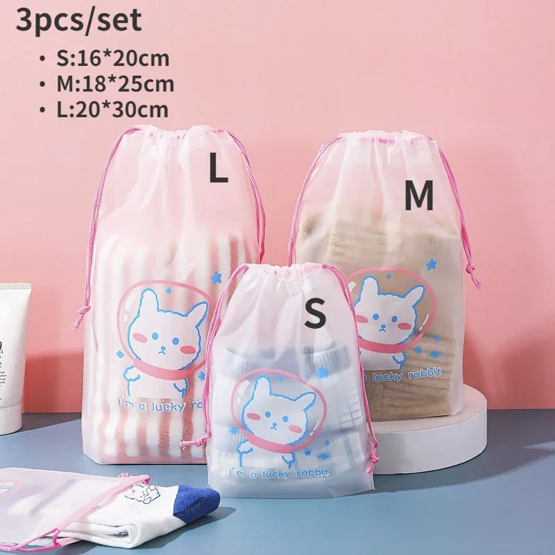 3 Cái/bộ Dễ Thương Túi Dây Rút - đánh giá và giá Skincare Animate