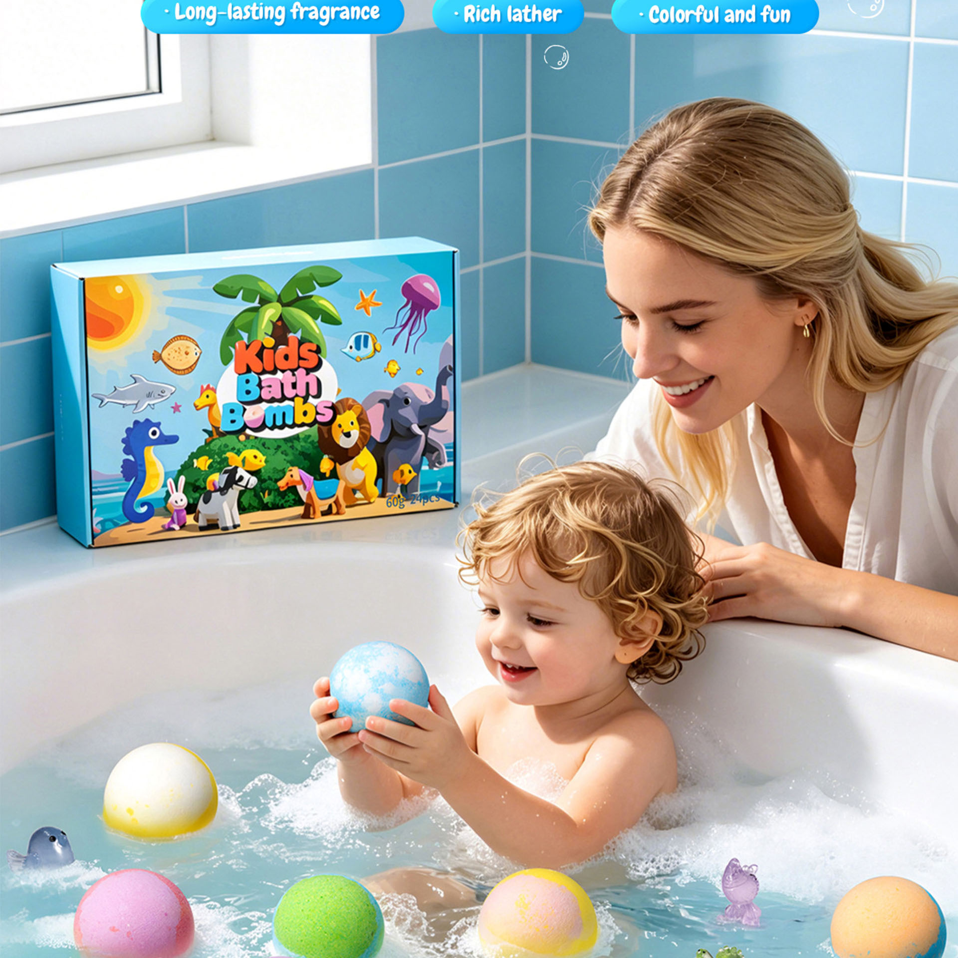 Animal luminous toy bath salt  - đánh giá và giá Skincare Animate
