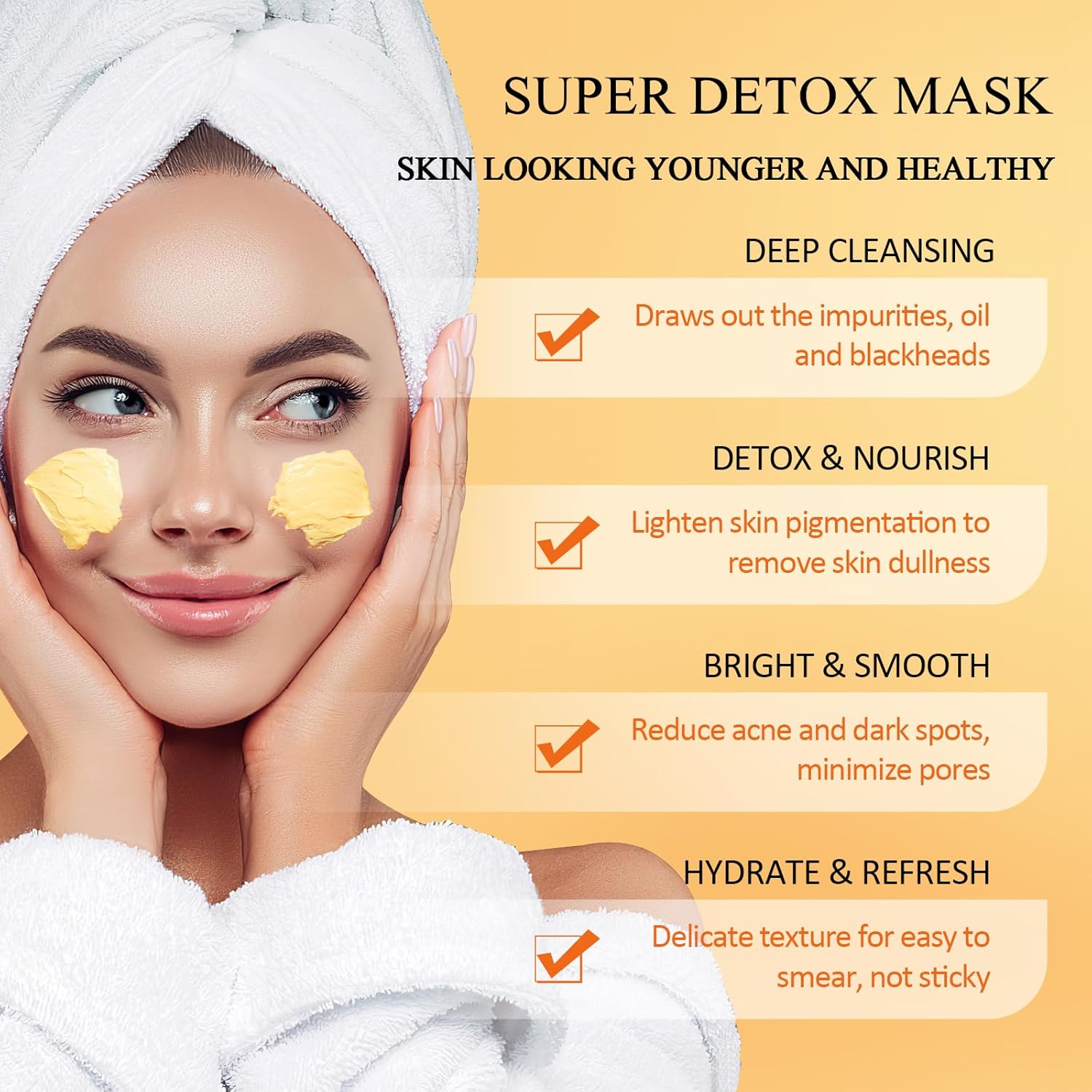 Turmeric Vitamin C Clay Mask C - đánh giá và giá Bentonite Clay Mask