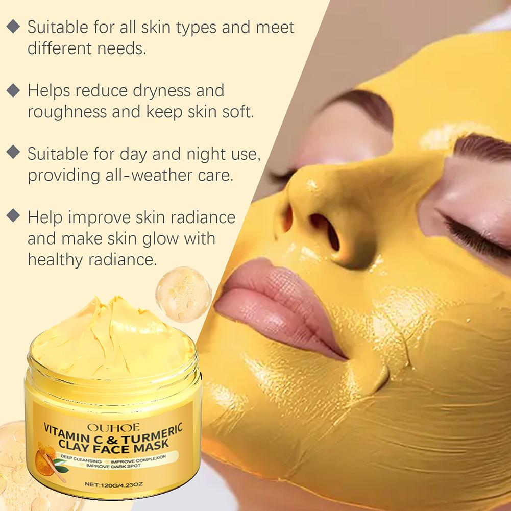 Turmeric Vitamin C Clay Mask C - đánh giá và giá Bentonite Clay Mask