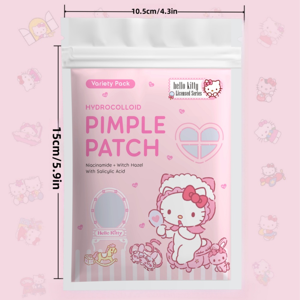 24/72pcs Hello Kitty Hydrocoll - đánh giá và giá Skincare The Originote